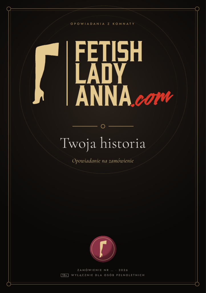 Okładka opowiadania na zamówienie w oprawie Fetish Lady Anna